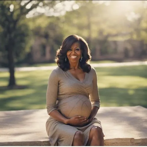  Michelle Obama Pregnant