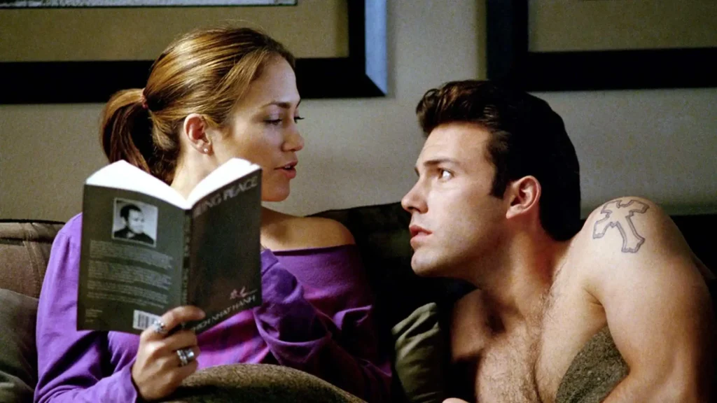 Jennifer Lopez and Ben Affleck in "GIGLI