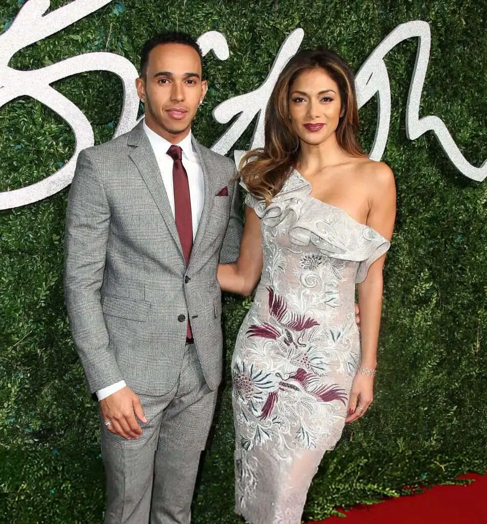 Lewis Hamilton and Nicole Scherzinger