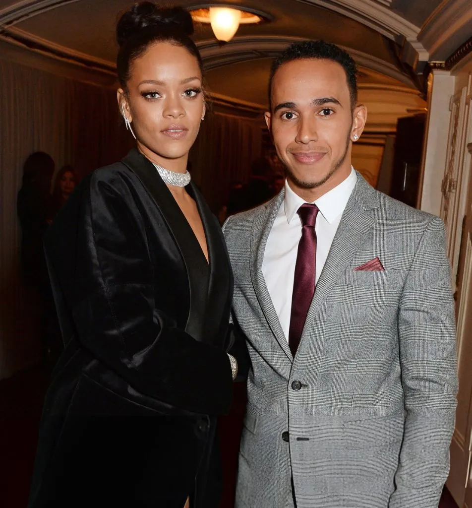 Rihanna And Lewis Hamilton