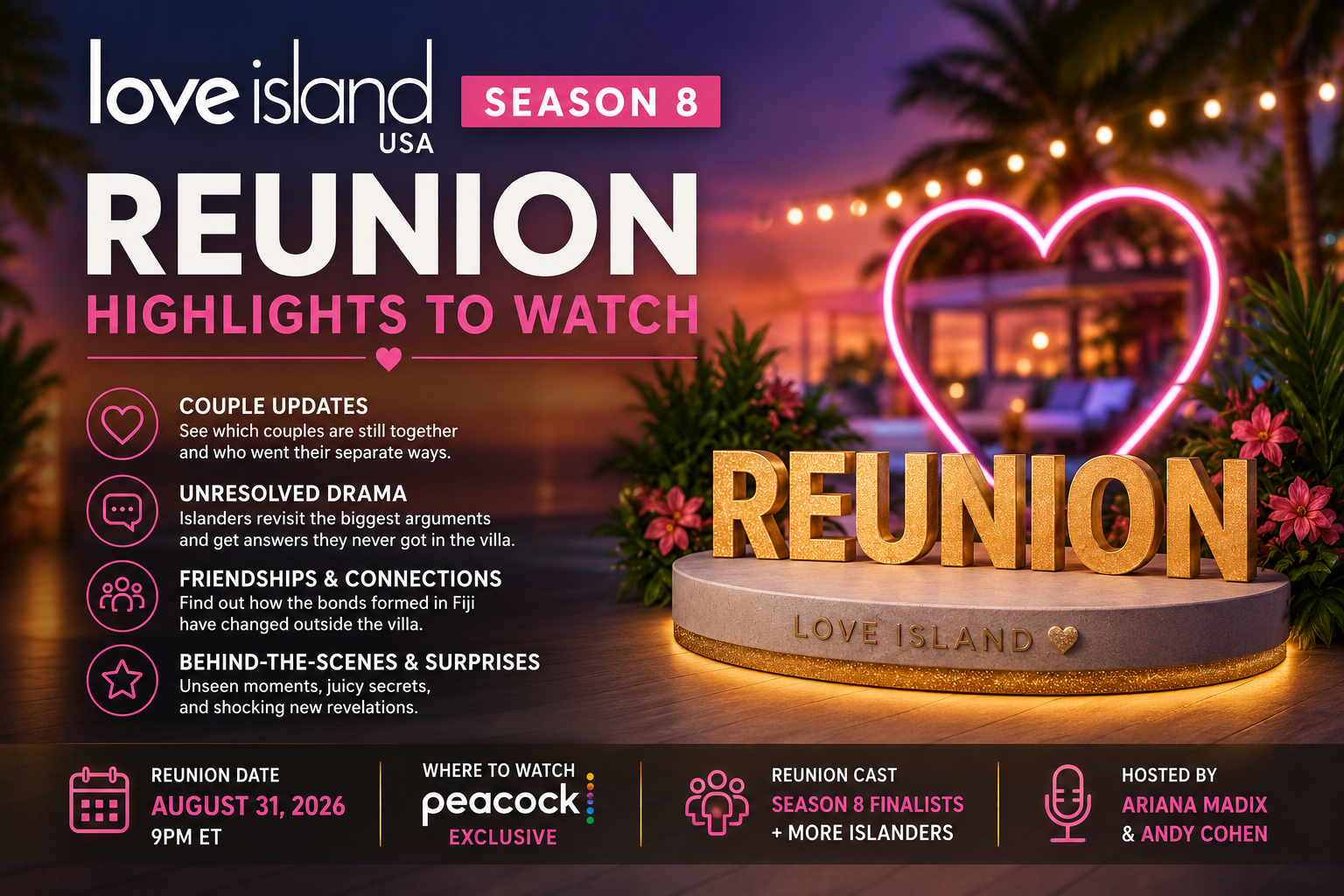 Love Island USA Season 8 reunion