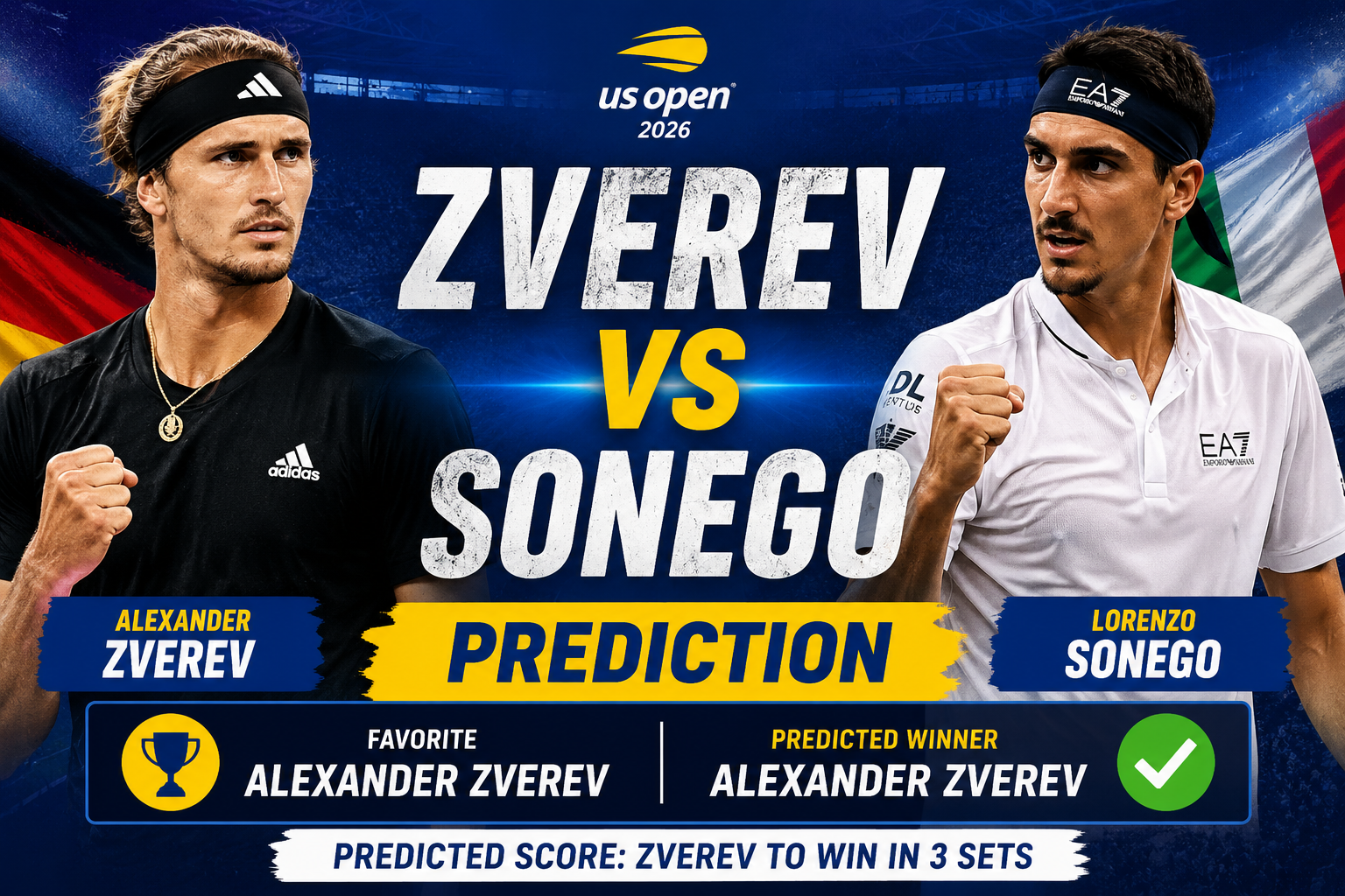 Zverev vs Sonego