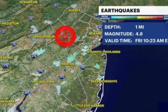 Earthquake New Jersey