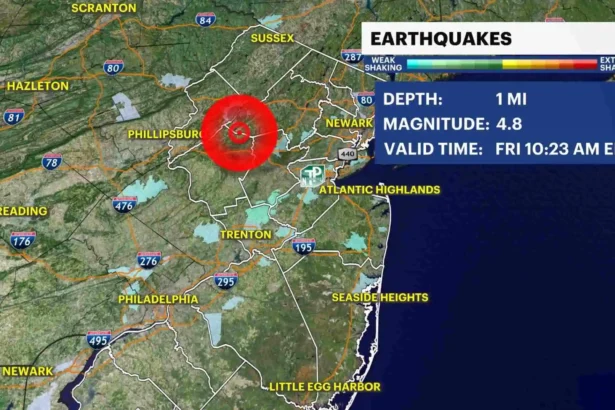 Earthquake New Jersey