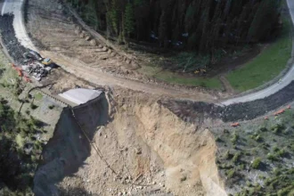 Teton Pass Landslide