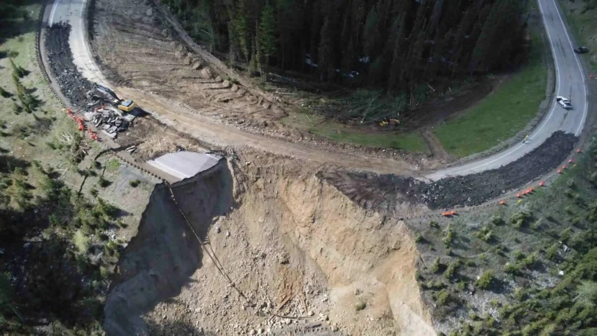 Teton Pass Landslide