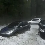 Puebla Mexico Hail Storm