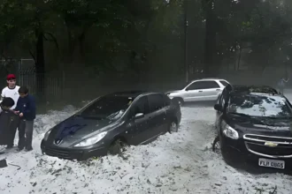 Puebla Mexico Hail Storm