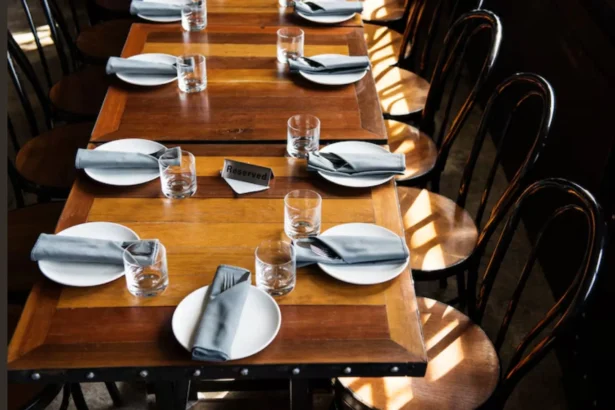 SELECTING RESTAURANT TABLES