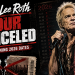 David Lee Roth Tour Cancellation