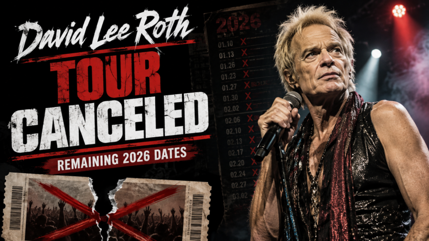 David Lee Roth Tour Cancellation