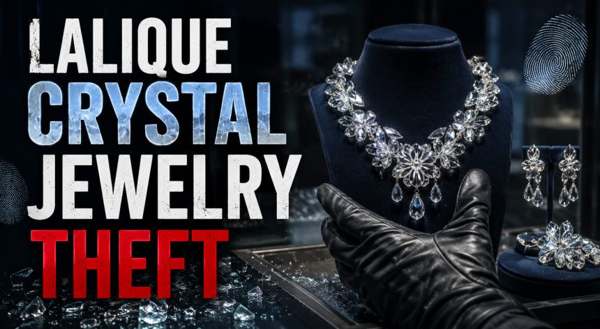 Lalique crystal jewelry theft
