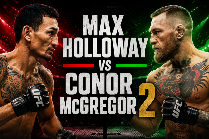max holloway vs conor mcgregor 2