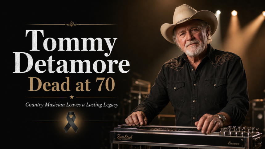 Tommy Detamore dead at 70